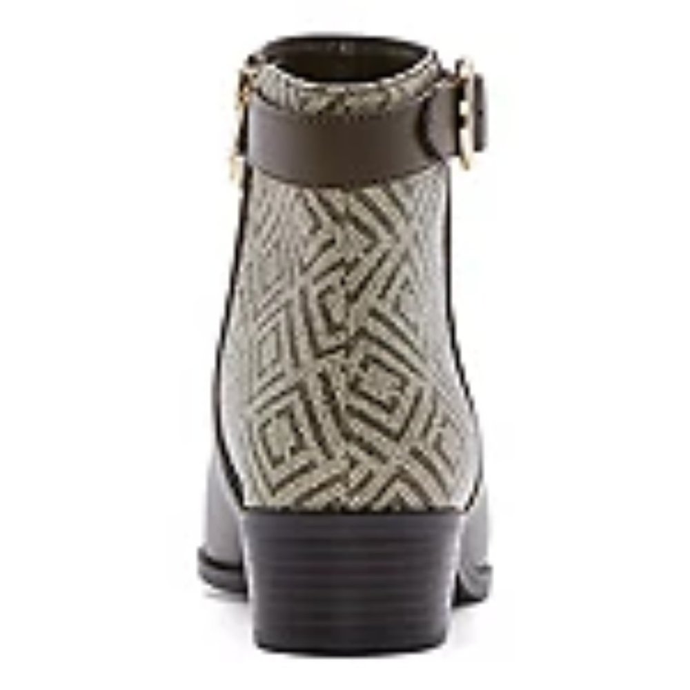NIB Liz Claiborne Women's Stacked Heel Booties - Picture 2 of 7